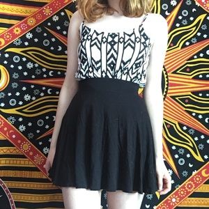 Basic Black Skater/Circle Skirt